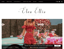 Tablet Screenshot of elenellis.com